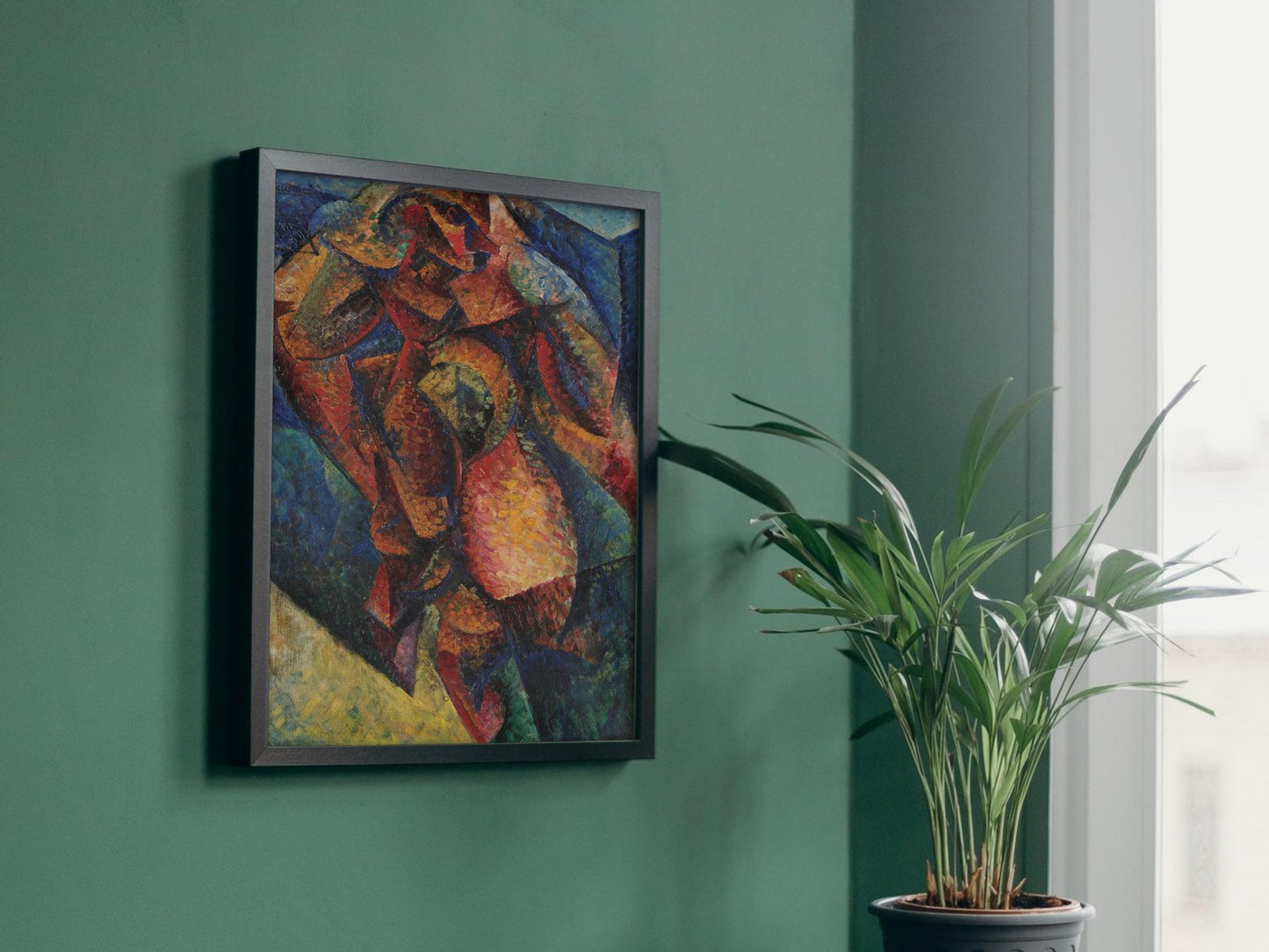 Corpo umano dinamismo by Umberto Boccioni, 1913, Futurism and Constructivism, fine art print