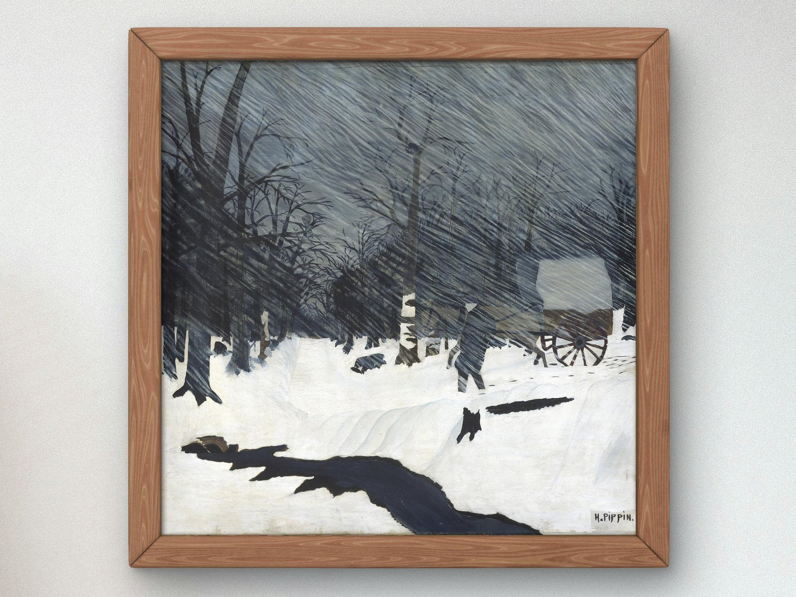 Country Doctor Night Call by Horace Pippin, 1935, Art Deco and American Modernism, fine art print