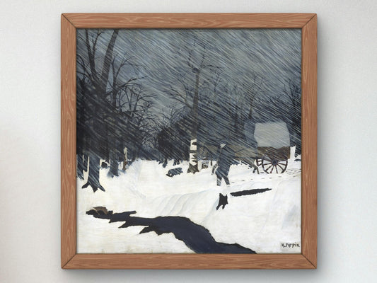 Country Doctor Night Call by Horace Pippin, 1935, Art Deco and American Modernism, fine art print