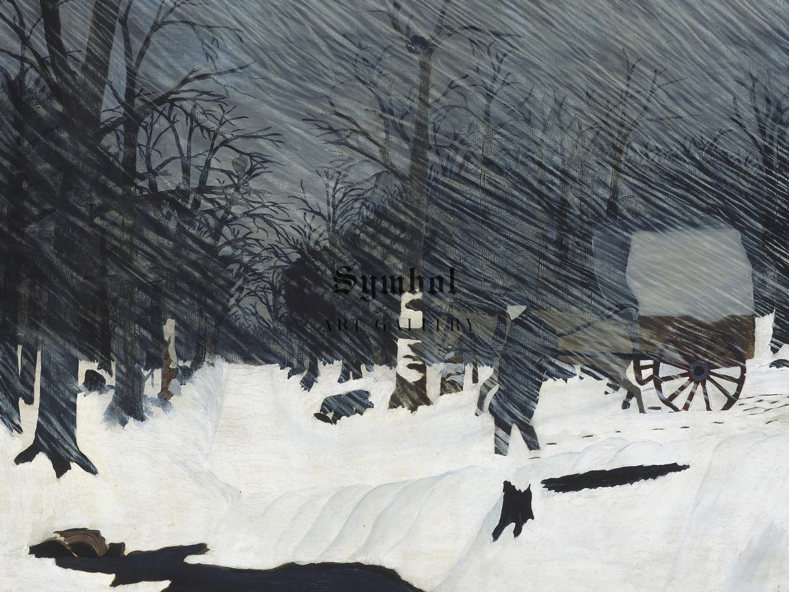 Country Doctor Night Call by Horace Pippin, 1935, Art Deco and American Modernism, fine art print