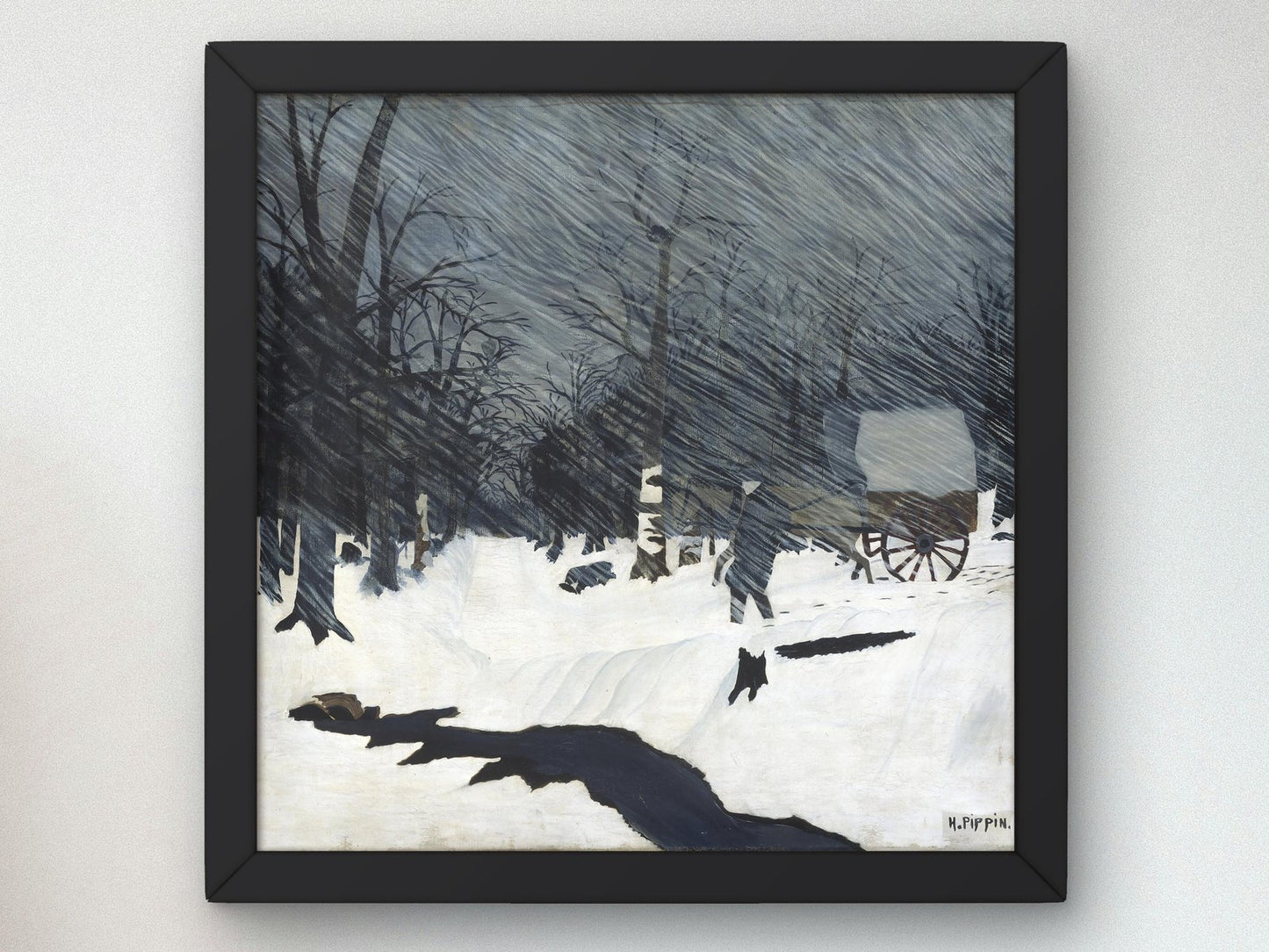Country Doctor Night Call by Horace Pippin, 1935, Art Deco and American Modernism, fine art print
