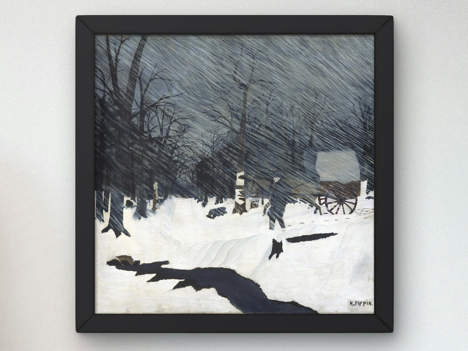 Country Doctor Night Call by Horace Pippin, 1935, Art Deco and American Modernism, fine art print