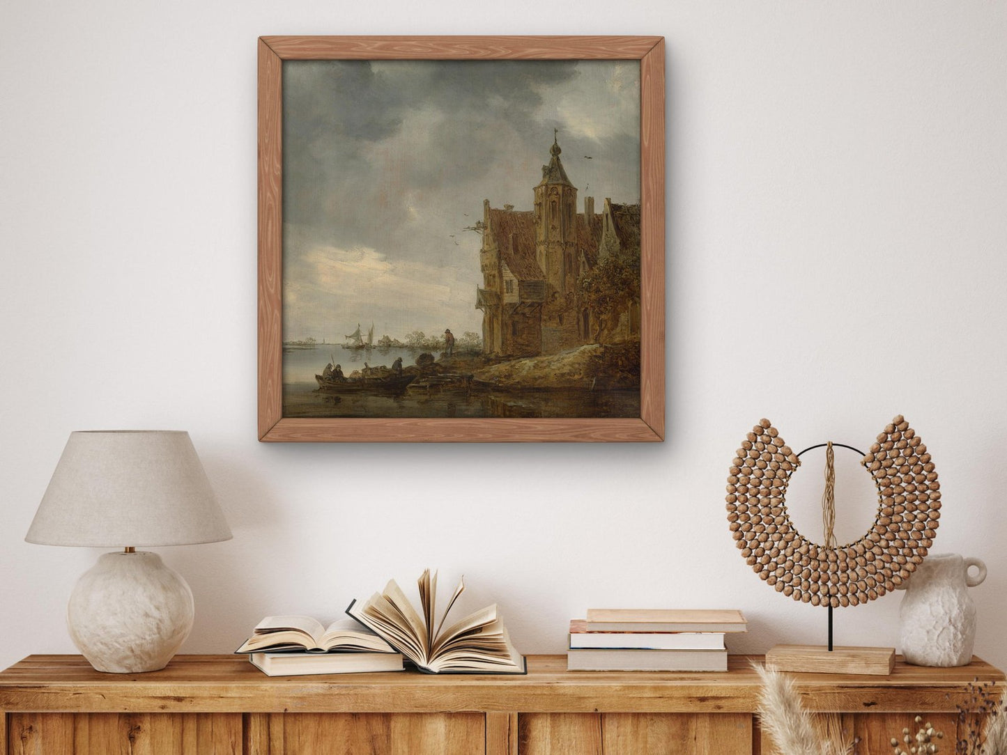 Country House near the Water by Jan van Goyen, 1646, Romanticism and Classical Landscapes, fine art print