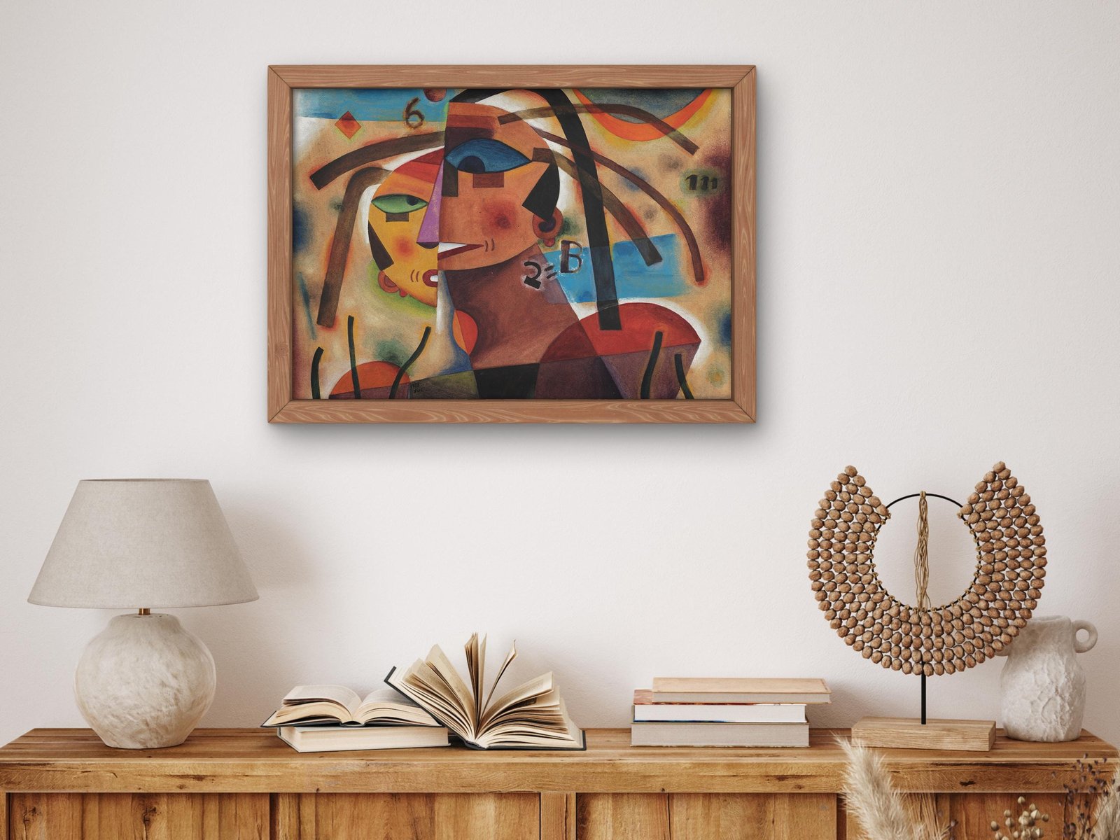 Couple by Xul Solar, 1923, Art Deco and American Modernism, fine art print