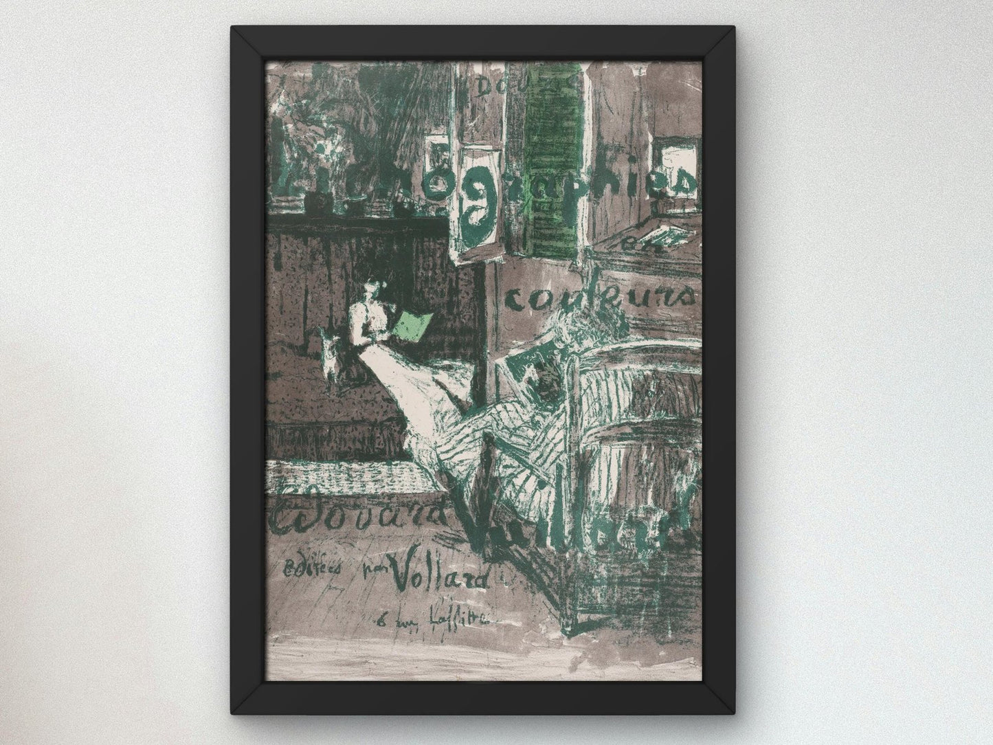 Cover by Édouard Vuillard, 1899, Art Nouveau and Belle Époque, fine art print