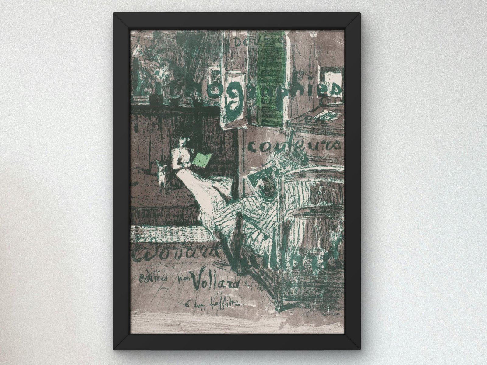 Cover by Édouard Vuillard, 1899, Art Nouveau and Belle Époque, fine art print
