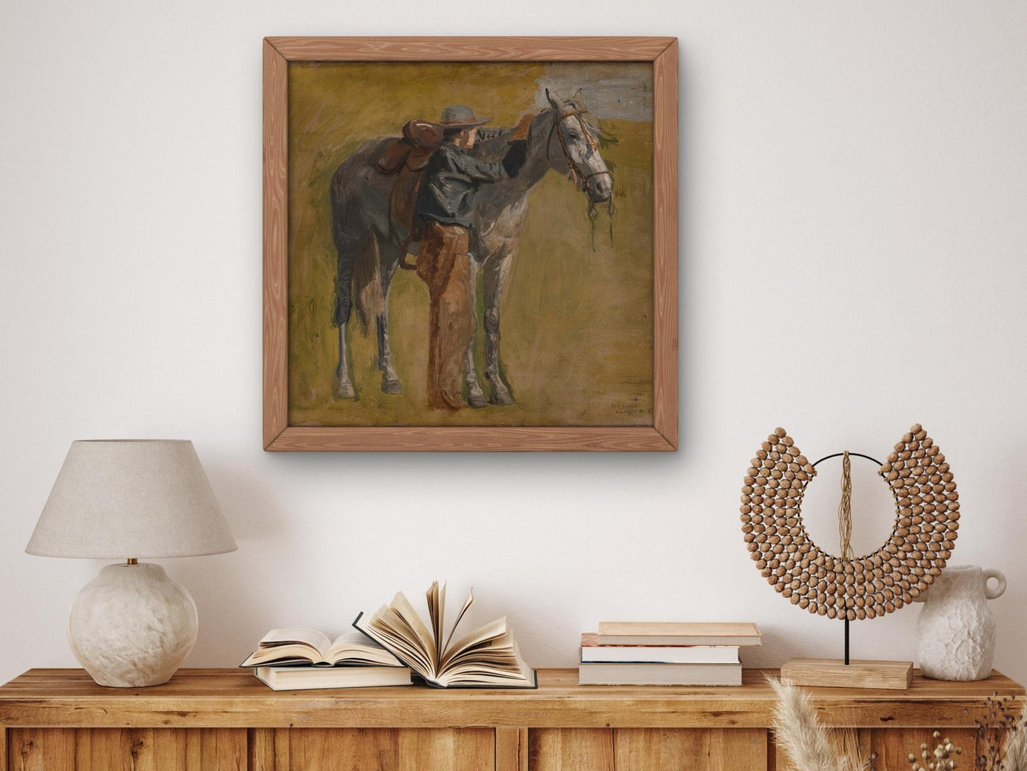 Cowboy Study by Thomas Eakins, 1887, Realism and Naturalism, fine art print
