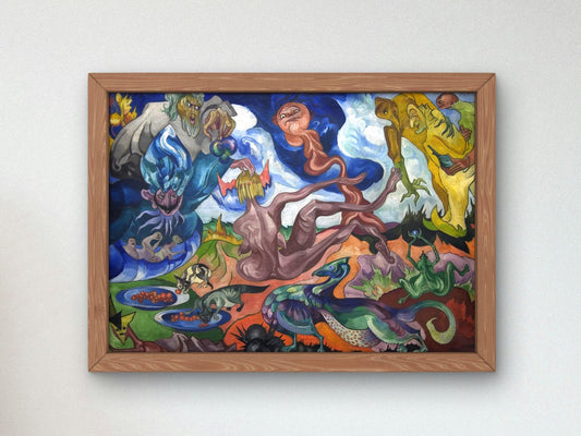 Creating the World by Stanisław Ignacy Witkiewicz, 1921, Expressionism and Fauvism, fine art print