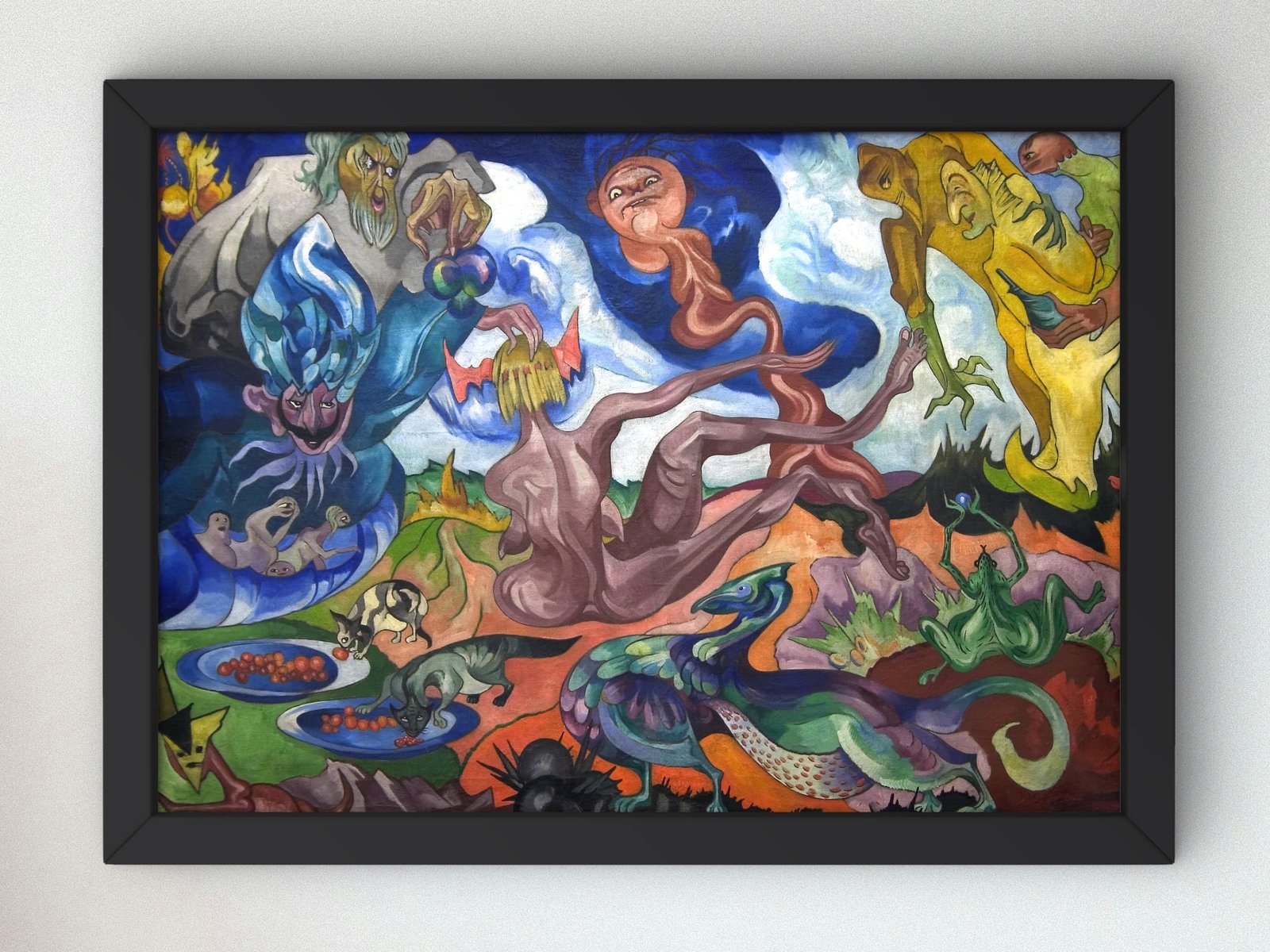 Creating the World by Stanisław Ignacy Witkiewicz, 1921, Expressionism and Fauvism, fine art print