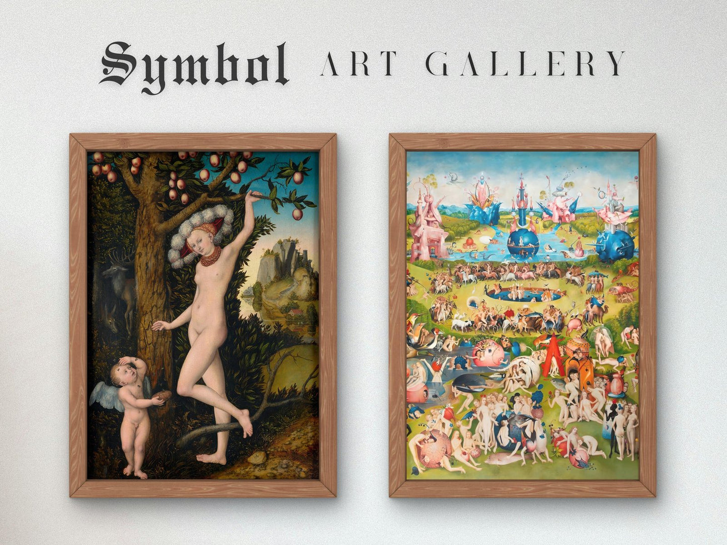 Cupid Complaining to Venus by Lucas Cranach the Elder, 1526, Renaissance, fine art print