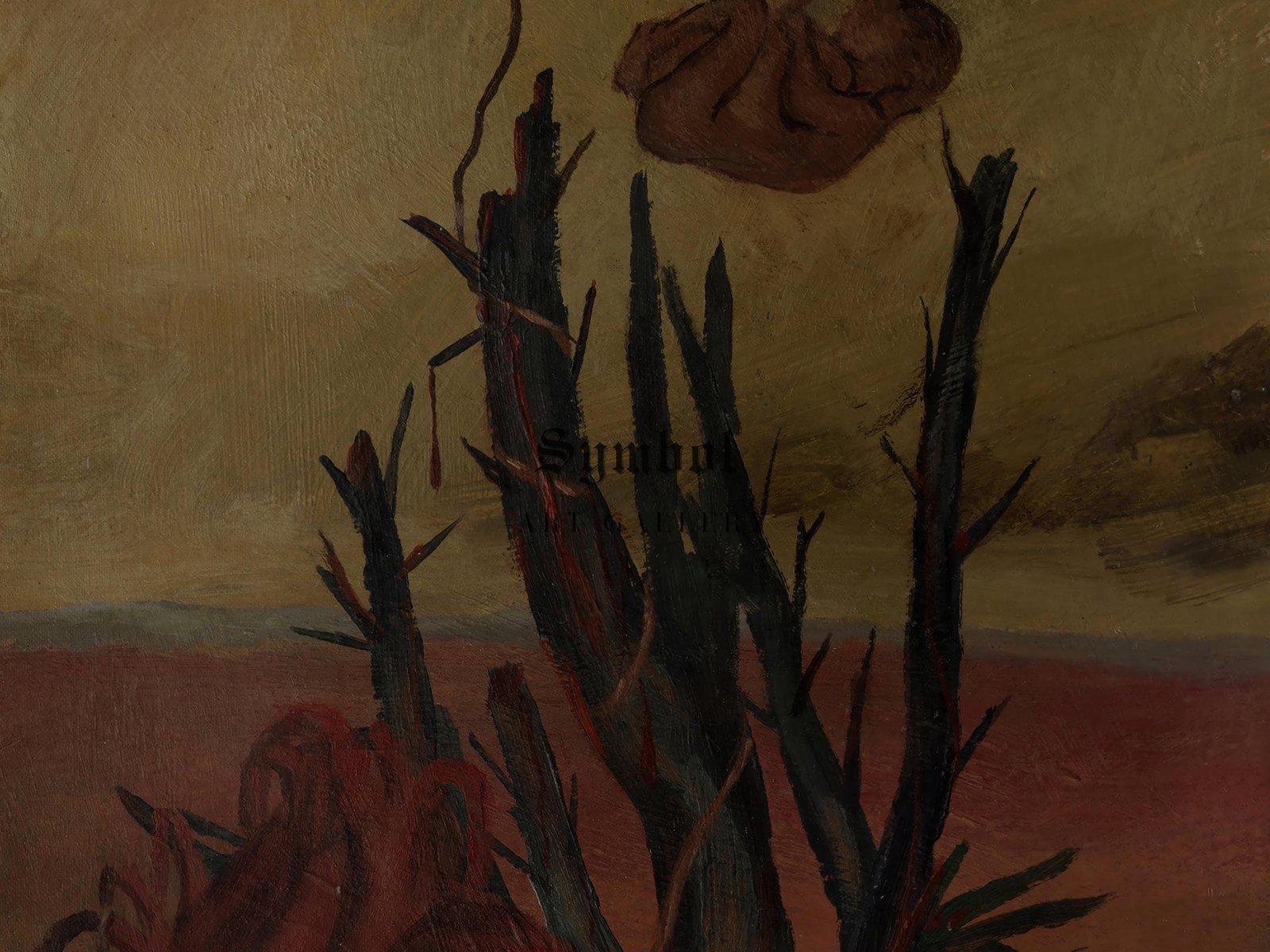 Cœur Cactus Fœtus by Frida Kahlo, 1932, Surrealism and Modern Art, fine art print