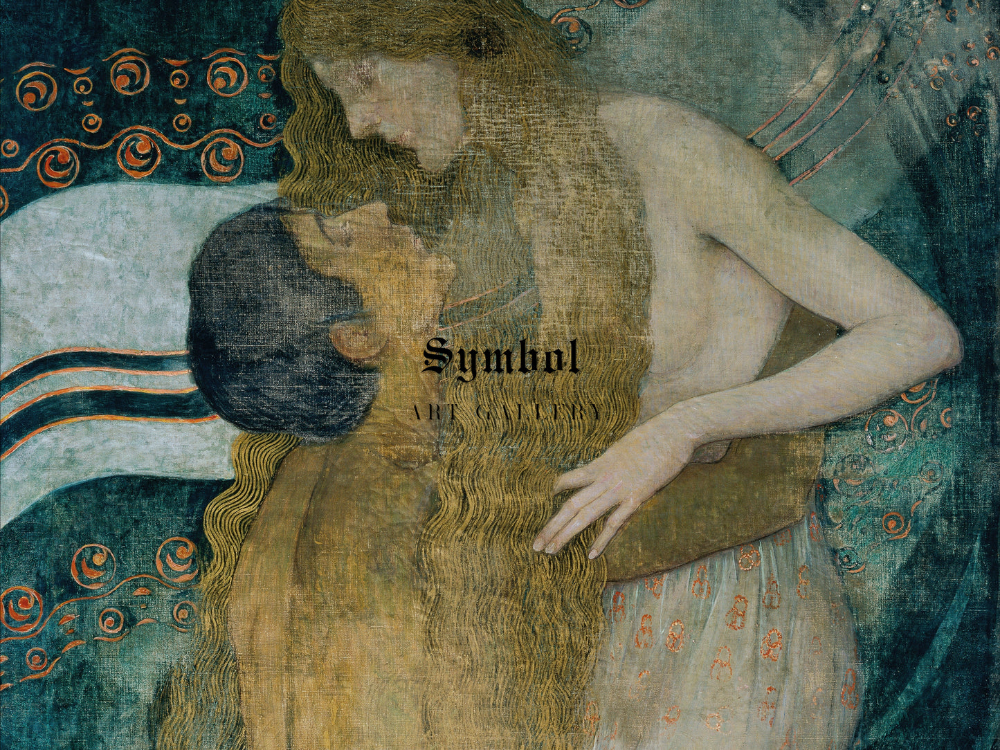 Embrace by Wilhelm List 1905, Wall Art Print, Fine Art Reproduction, Museum Quality Decor, Poster