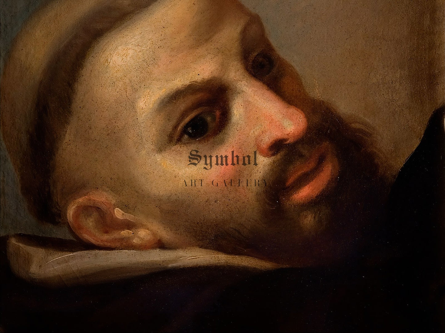 Saint Dominic's Head by Le Dominique 1600, Wall Art Print, Fine Art Reproduction, Museum Quality Decor, Poster