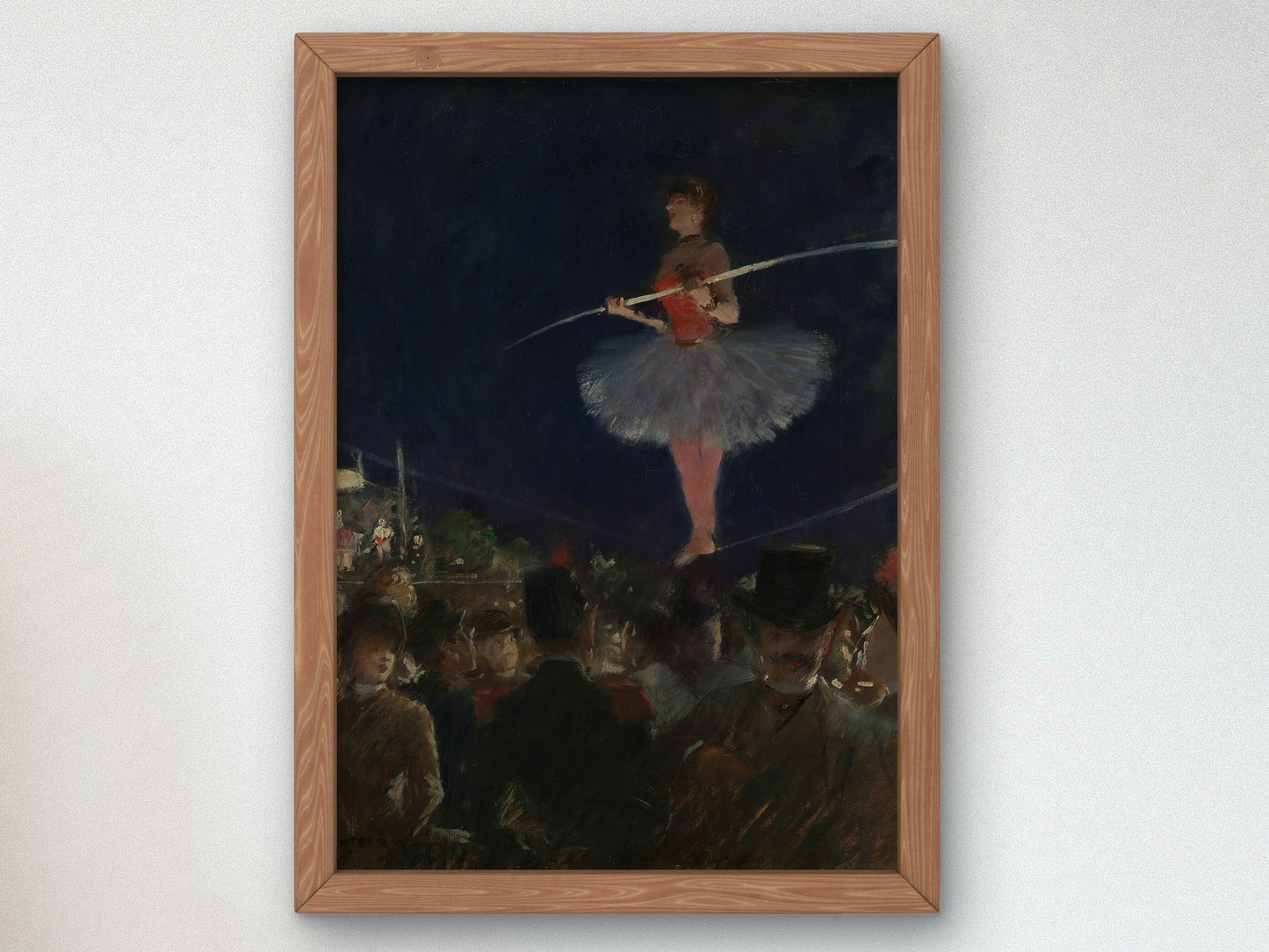 Tight Rope Walker by Jean Louis Forain 1885, Wall Art Print, Fine Art Reproduction, Museum Quality Decor, Poster