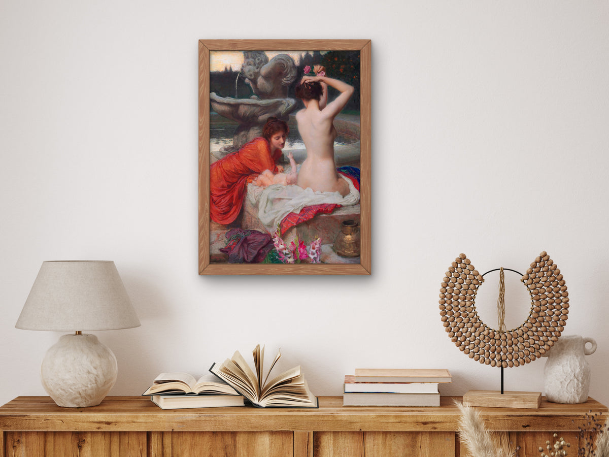 The Spring by George Spencer Watson 1900, Wall Art Print, Fine Art Reproduction, Museum Quality Decor, Poster
