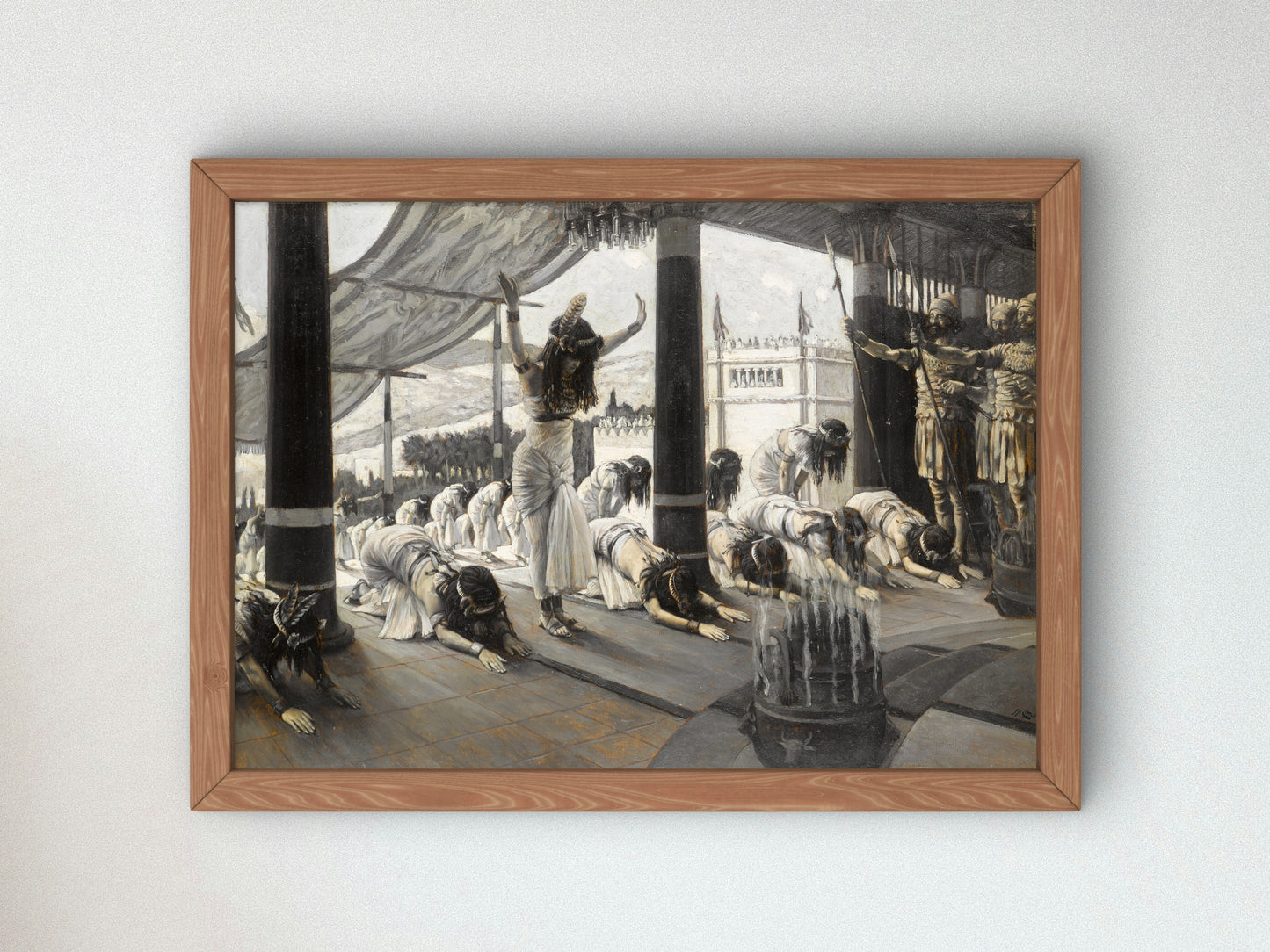 The Queen of Sheba Visits Solomon by James Tissot, Wall Art Print, Fine Art Reproduction, Museum Quality Decor, Poster