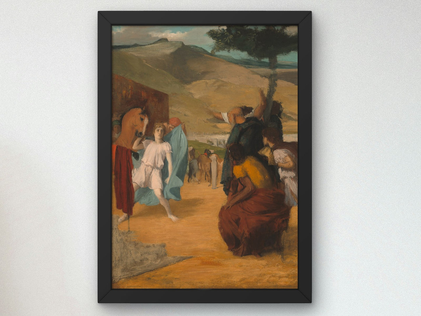 Alexander and Bucephalus by Edgar Degas 1862, Wall Art Print, Fine Art Reproduction, Museum Quality Decor, Poster