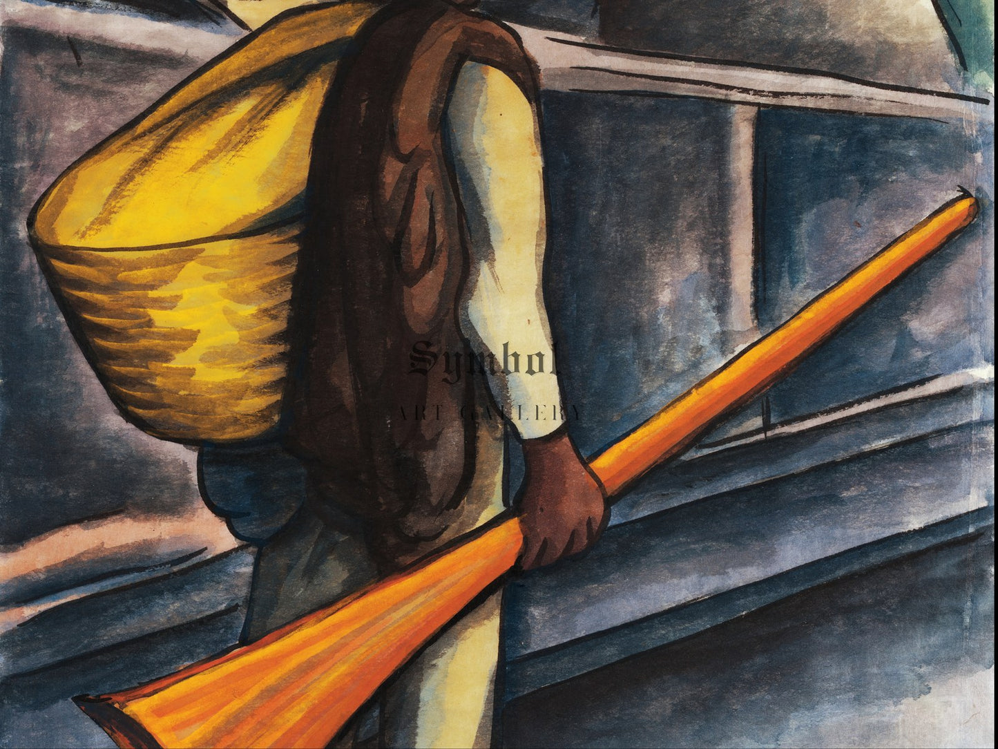 Campesino by Diego Rivera 1944, Wall Art Print, Fine Art Reproduction, Museum Quality Decor, Poster