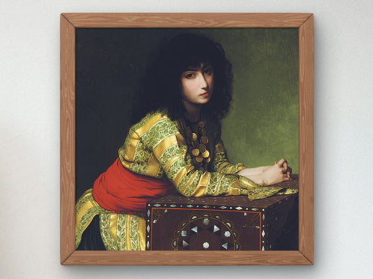 Egyptian Girl by Jean Léon Gérôme 1870, Wall Art Print, Fine Art Reproduction, Museum Quality Decor, Poster