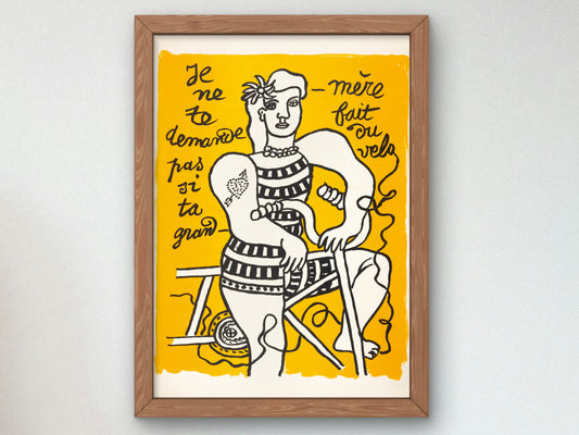 Circus I by Fernand Léger 1950, Wall Art Print, Fine Art Reproduction, Museum Quality Decor, Poster