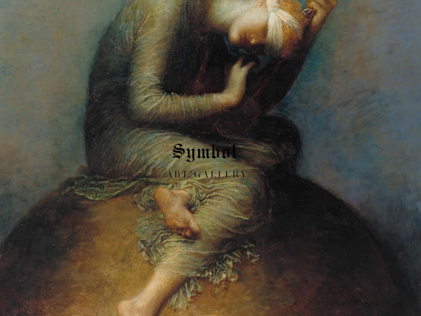 Hope by George Frederic Watts 1886, Wall Art Print, Fine Art Reproduction, Museum Quality Decor, Poster