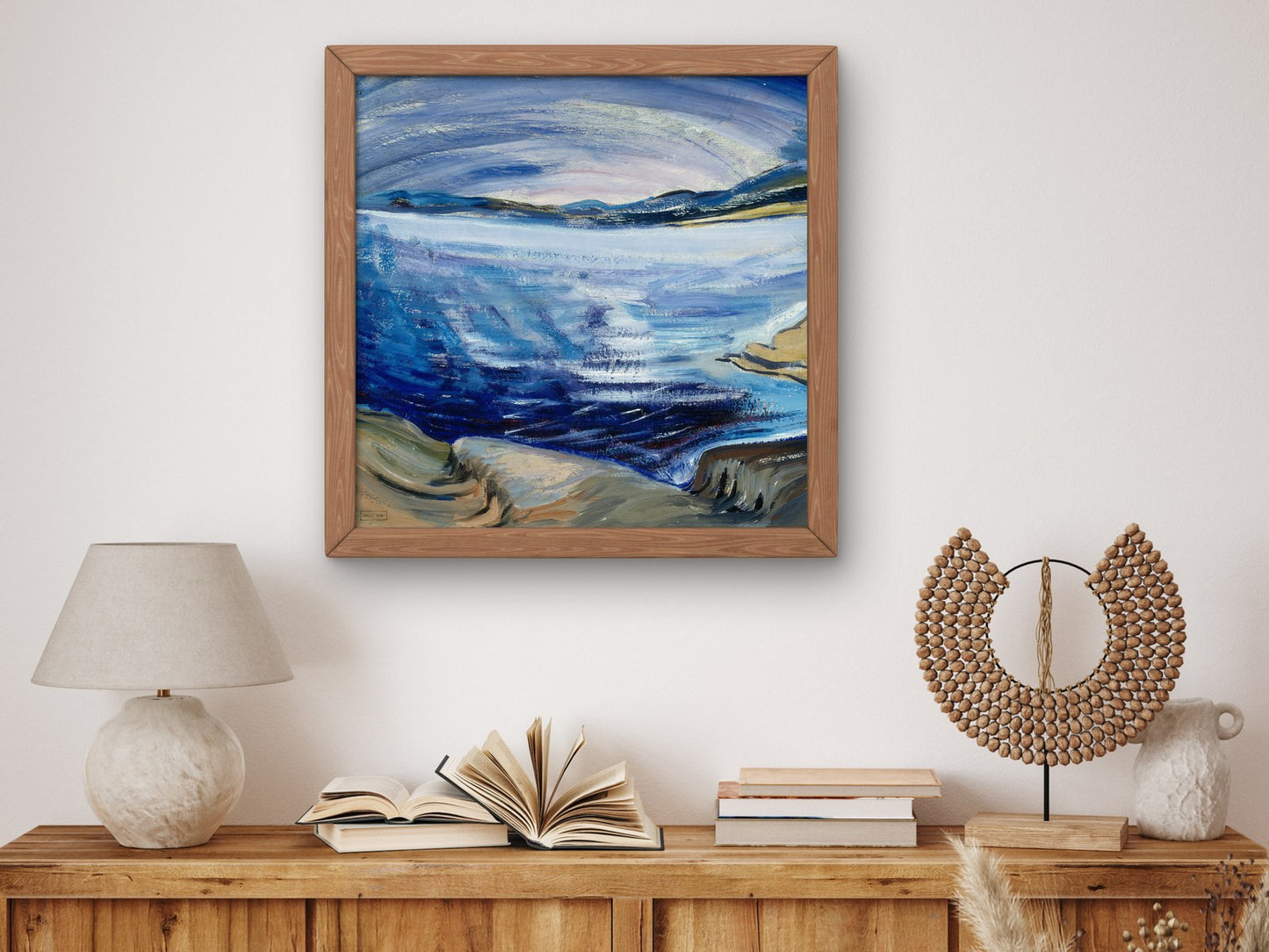Seascape by Emily Carr 1933, Wall Art Print, Fine Art Reproduction, Museum Quality Decor, Poster