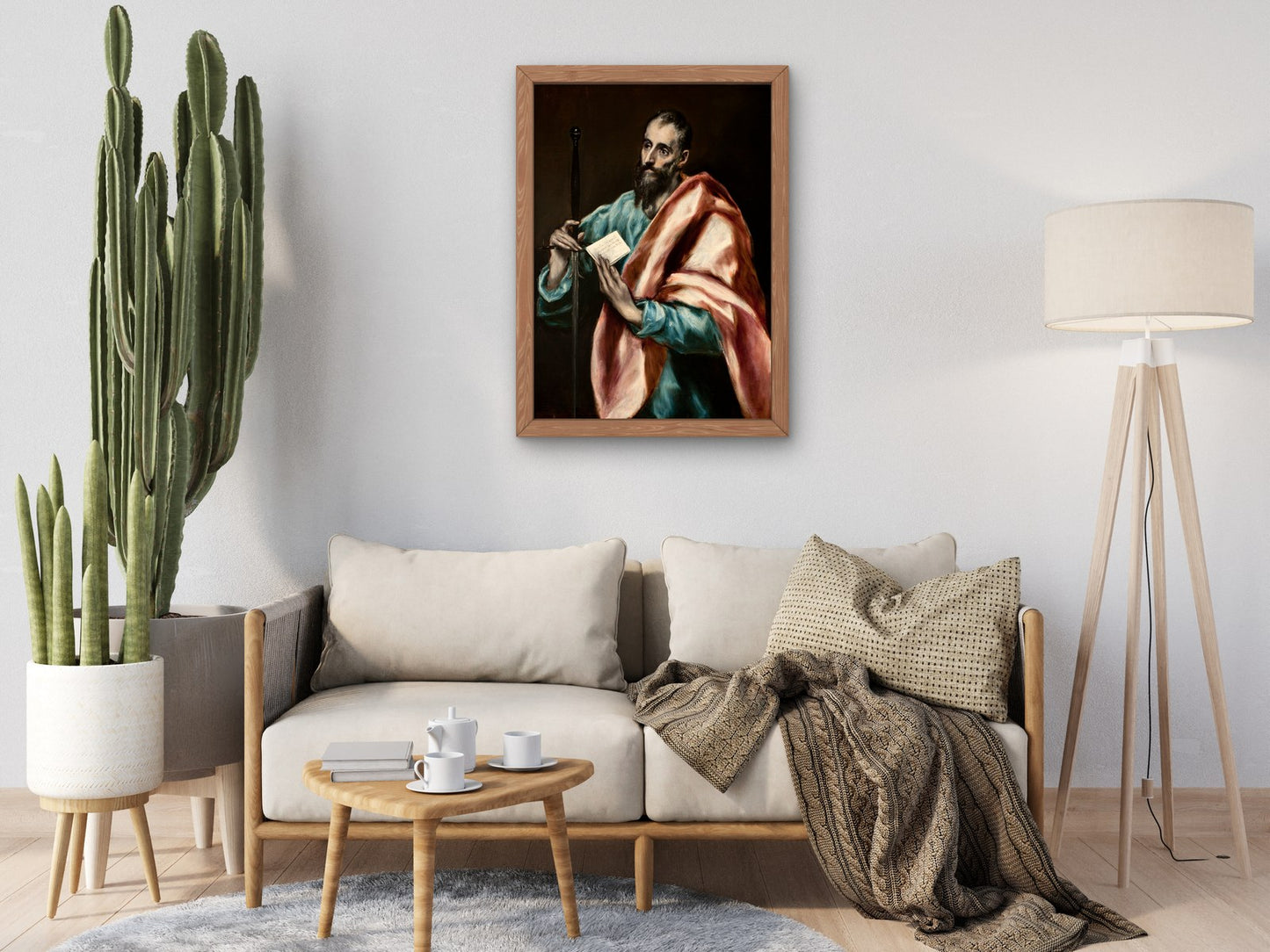 Saint Paul by El Greco 1610, Wall Art Print, Fine Art Reproduction, Museum Quality Decor, Poster