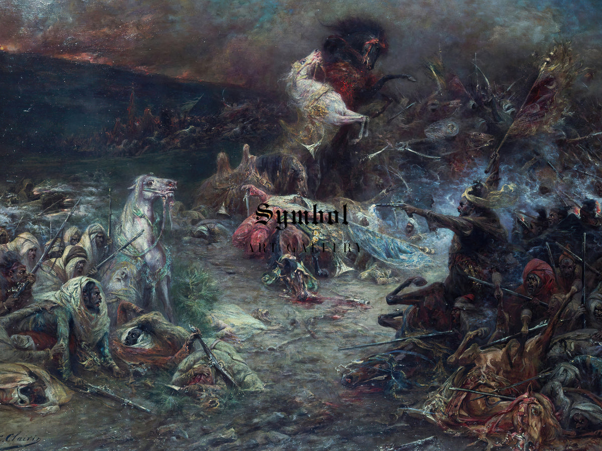 The Carnage by Georges Jules Victor Clairin 1890, Wall Art Print, Fine Art Reproduction, Museum Quality Decor, Poster