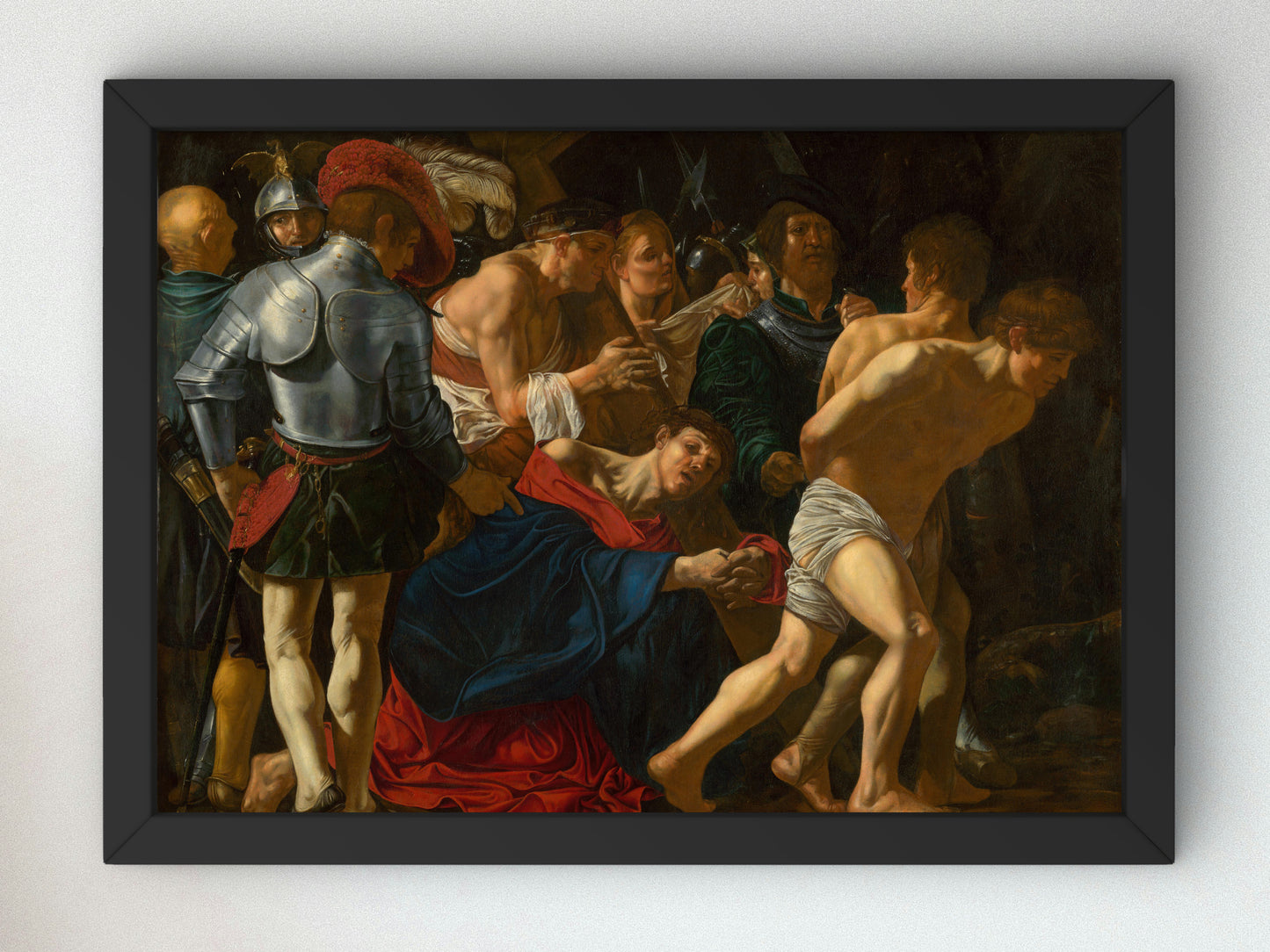 Christ Carrying the Cross by Cecco del Caravaggio 1615, Wall Art Print, Fine Art Reproduction, Museum Quality Decor, Poster