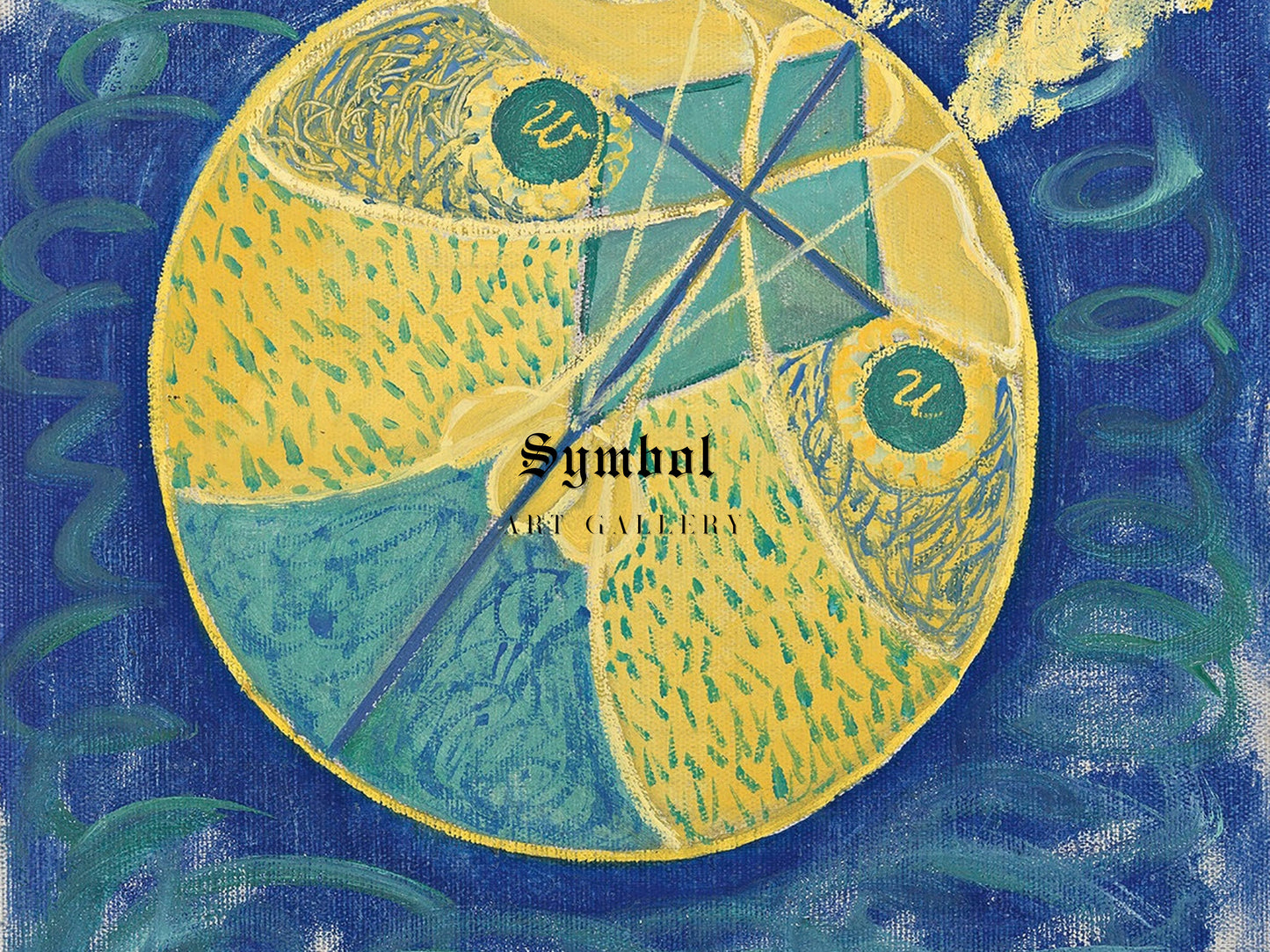 Group I, No. 7 Primordial Chaos by Hilma af Klint 1906, Wall Art Print, Fine Art Reproduction, Museum Quality Decor, Poster