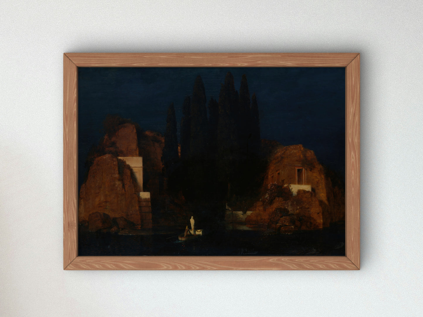 Island of the Dead by Arnold Böcklin 1880, Wall Art Print, Fine Art Reproduction, Museum Quality Decor, Poster