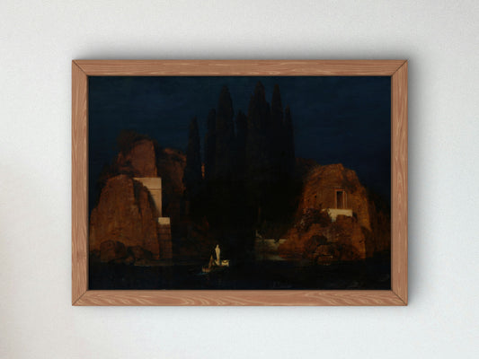 Island of the Dead by Arnold Böcklin 1880, Wall Art Print, Fine Art Reproduction, Museum Quality Decor, Poster