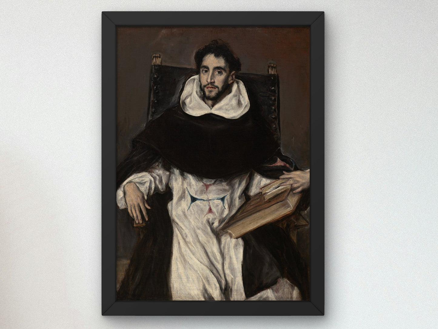 Fray Hortensio Felix Paravicino by El Greco 1609, Wall Art Print, Fine Art Reproduction, Museum Quality Decor, Poster
