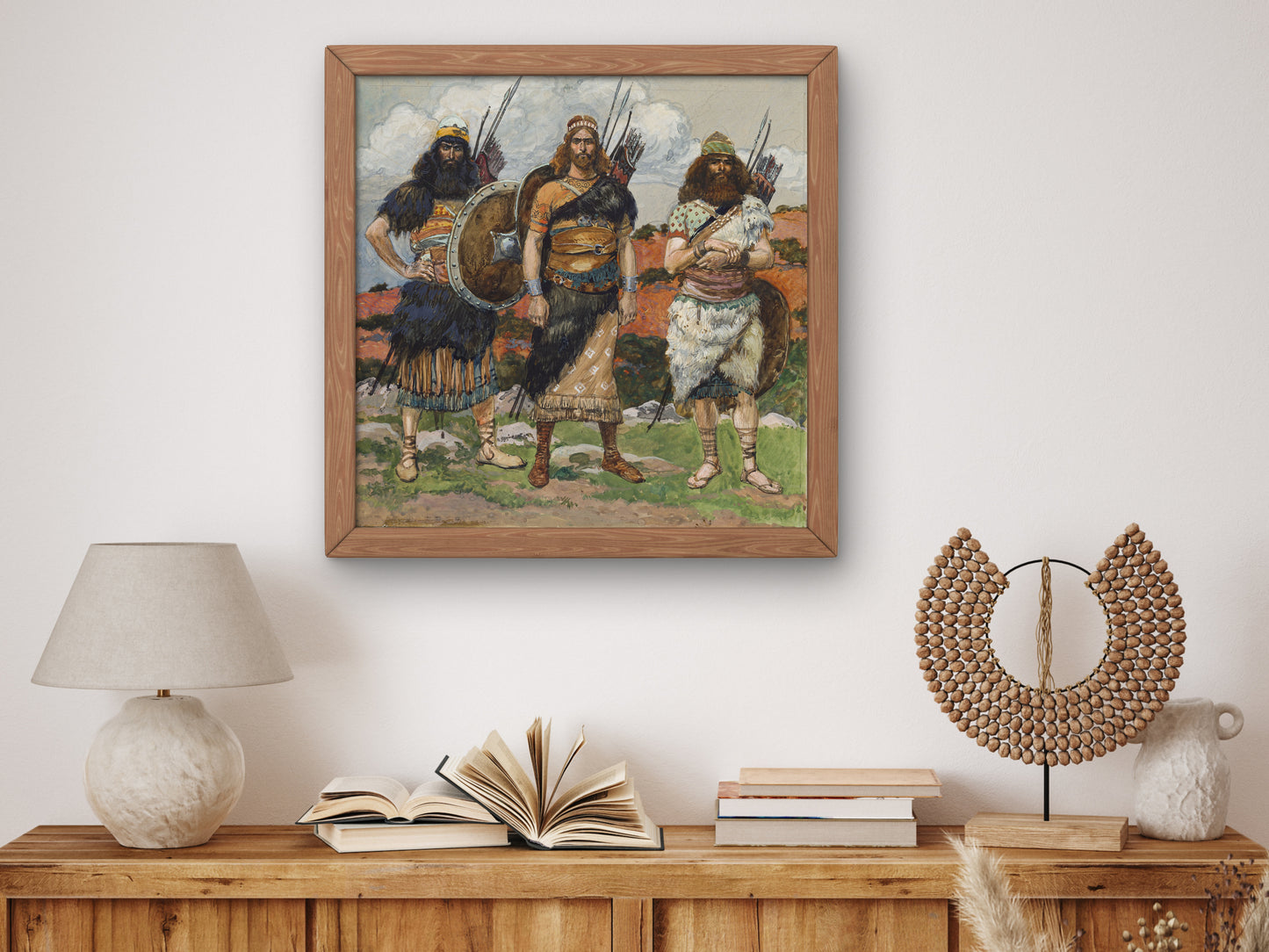 Three of David's Captains by James Tissot 1896, Wall Art Print, Fine Art Reproduction, Museum Quality Decor, Poster