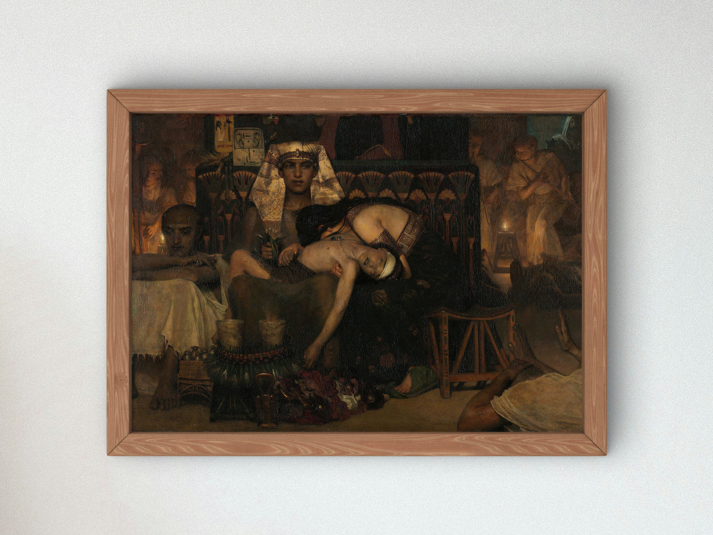 The Death of the Pharaoh's Firstborn Son by Lawrence Alma Tadema 1872, Wall Art Print, Fine Art Reproduction, Museum Quality Decor, Poster