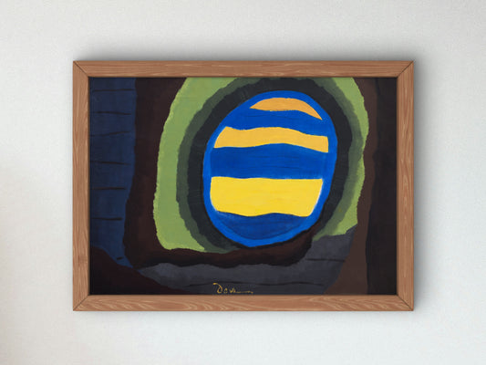 Out the Window by Arthur Dove 1939, Wall Art Print, Fine Art Reproduction, Museum Quality Decor, Poster