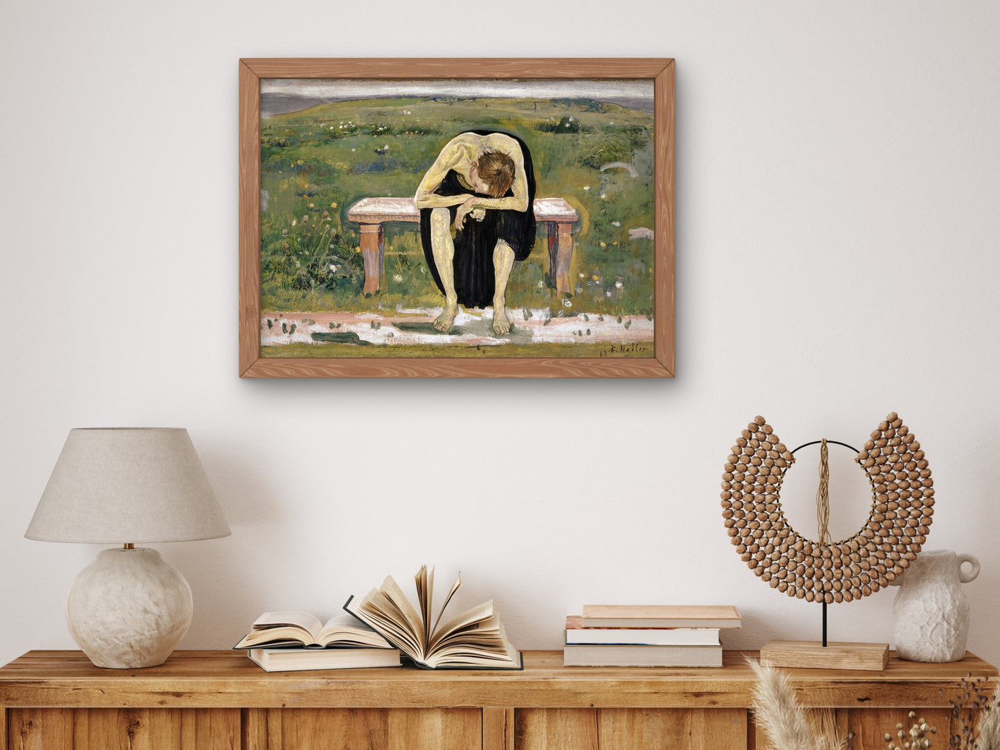 Disappointed Soul by Ferdinand Hodler 1891, Wall Art Print, Fine Art Reproduction, Museum Quality Decor, Poster