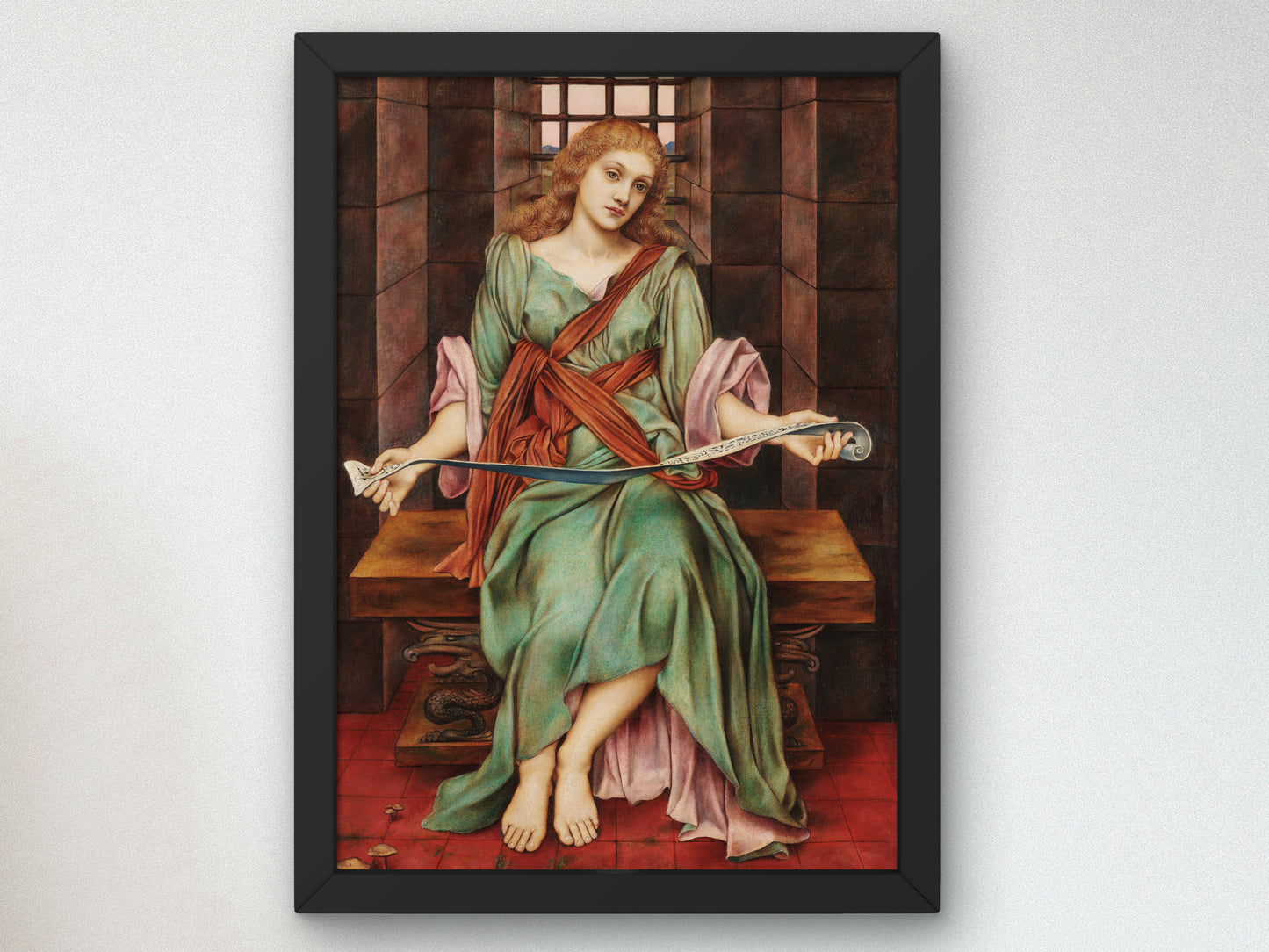The Soul's Prison House by Evelyn De Morgan 1880, Wall Art Print, Fine Art Reproduction, Museum Quality Decor, Poster