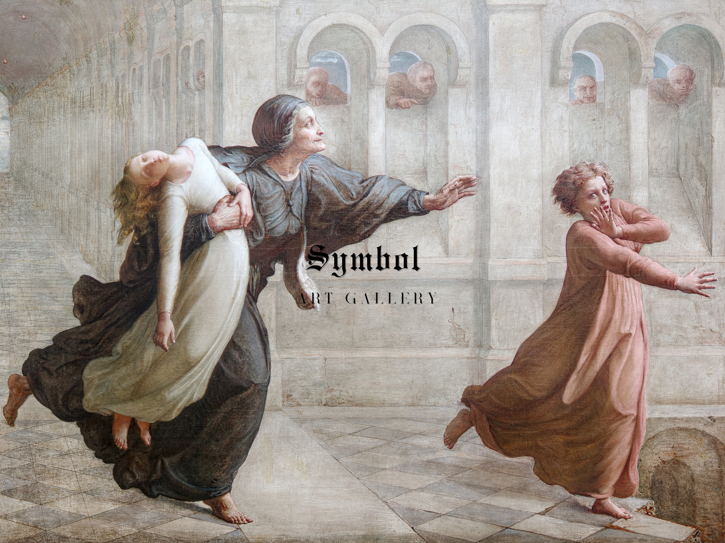 The Nightmare by Louis Janmot 1862, Wall Art Print, Fine Art Reproduction, Museum Quality Decor, Poster