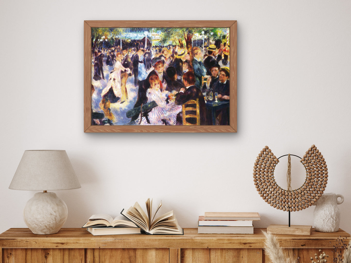 Dance at Le Moulin de la Galette by Auguste Renoir 1876, Wall Art Print, Fine Art Reproduction, Museum Quality Decor, Poster