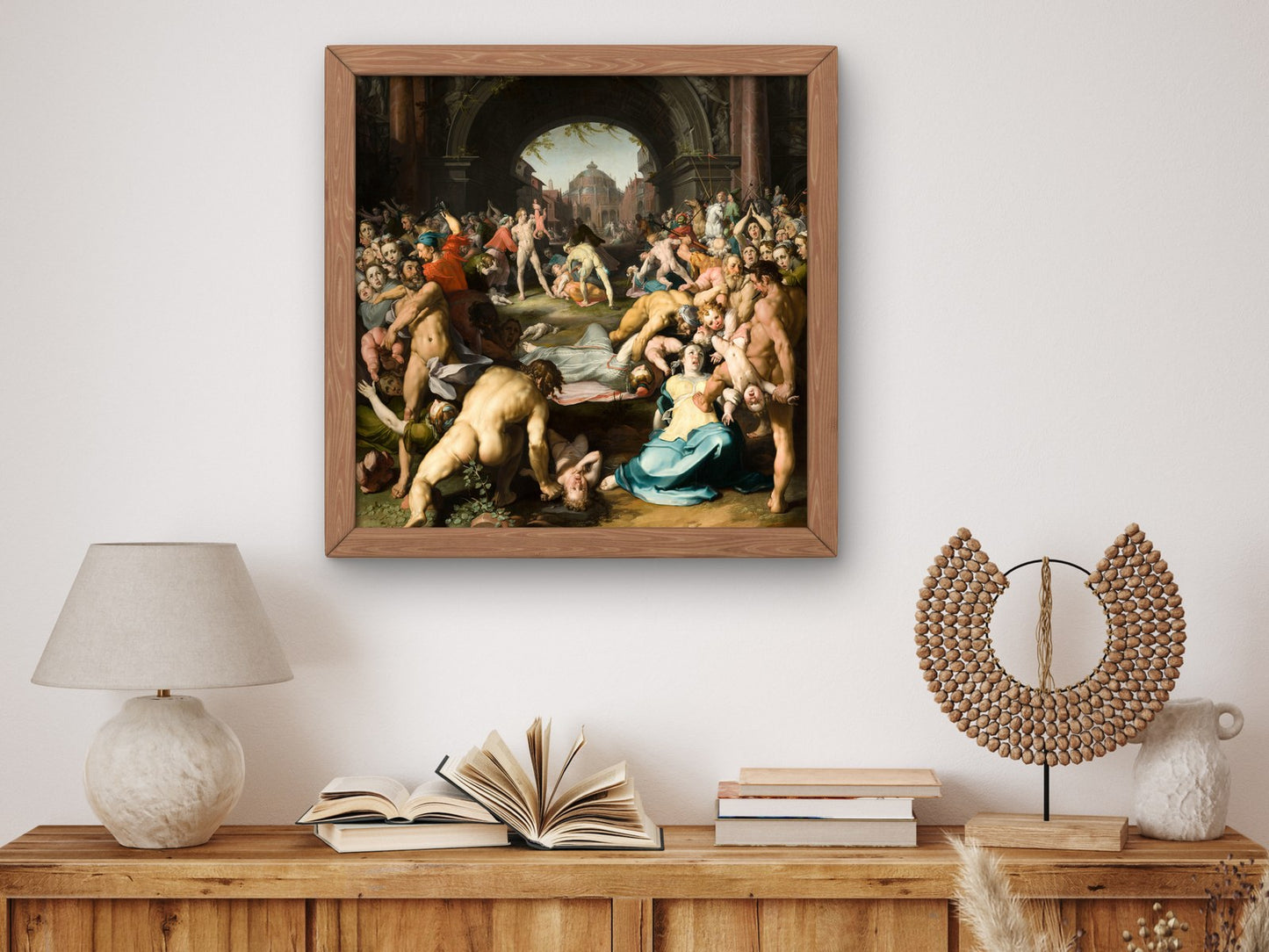 Massacre of the Innocents by Cornelis Cornelisz van Haarlem 1591, Wall Art Print, Fine Art Reproduction, Museum Quality Decor, Poster