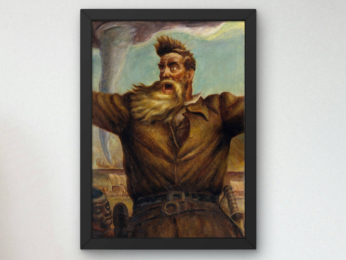John Brown by John Steuart Curry 1939, Wall Art Print, Fine Art Reproduction, Museum Quality Decor, Poster