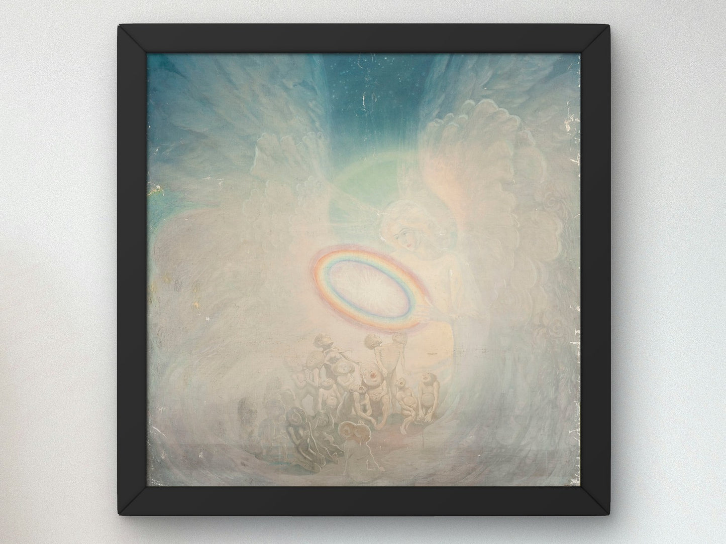 Angel and Monsters by Kazimierz Stabrowski 1920, Wall Art Print, Fine Art Reproduction, Museum Quality Decor, Poster