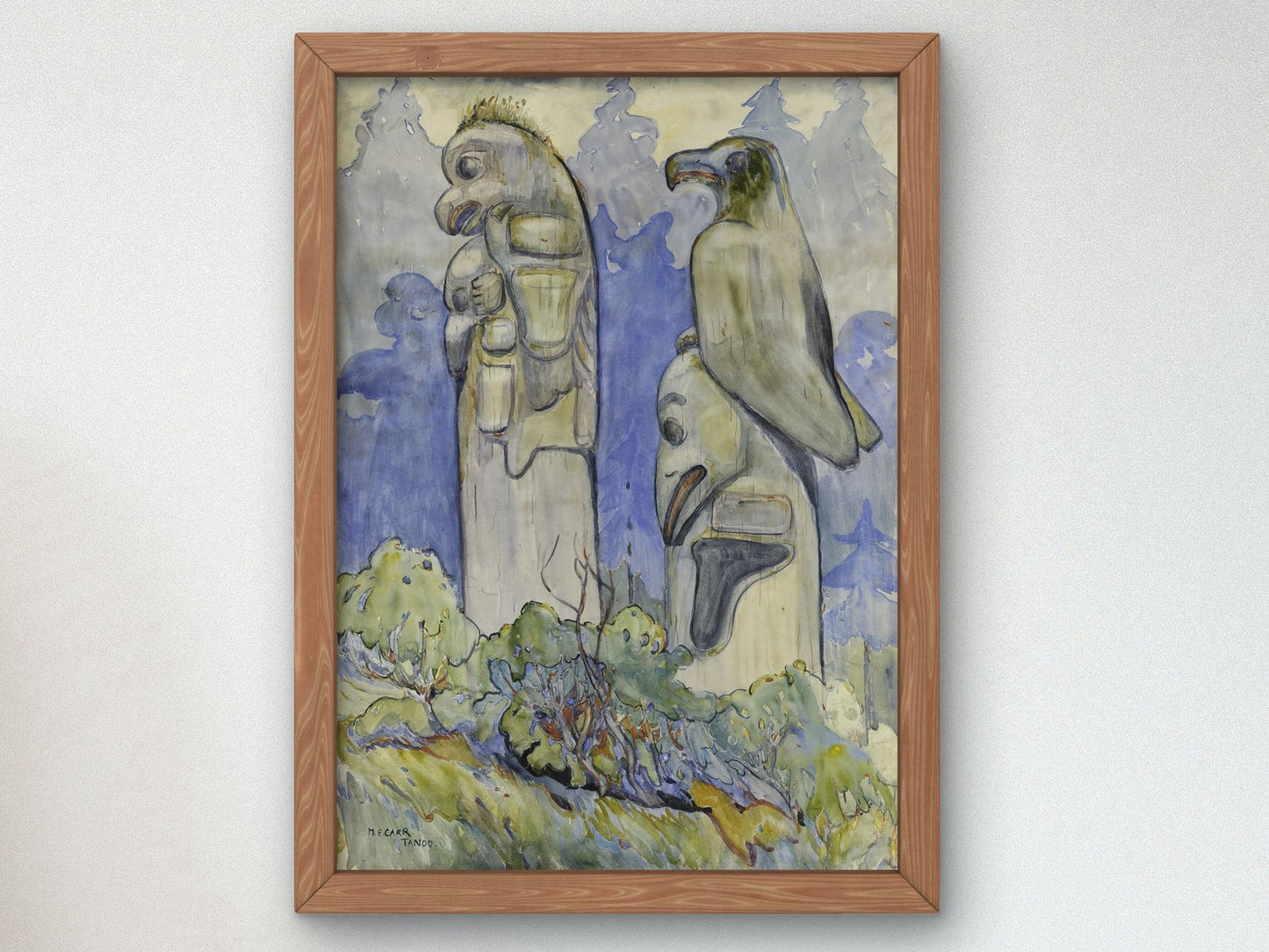 Tanoo by Emily Carr 1912, Wall Art Print, Fine Art Reproduction, Museum Quality Decor, Poster