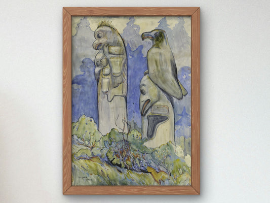 Tanoo by Emily Carr 1912, Wall Art Print, Fine Art Reproduction, Museum Quality Decor, Poster