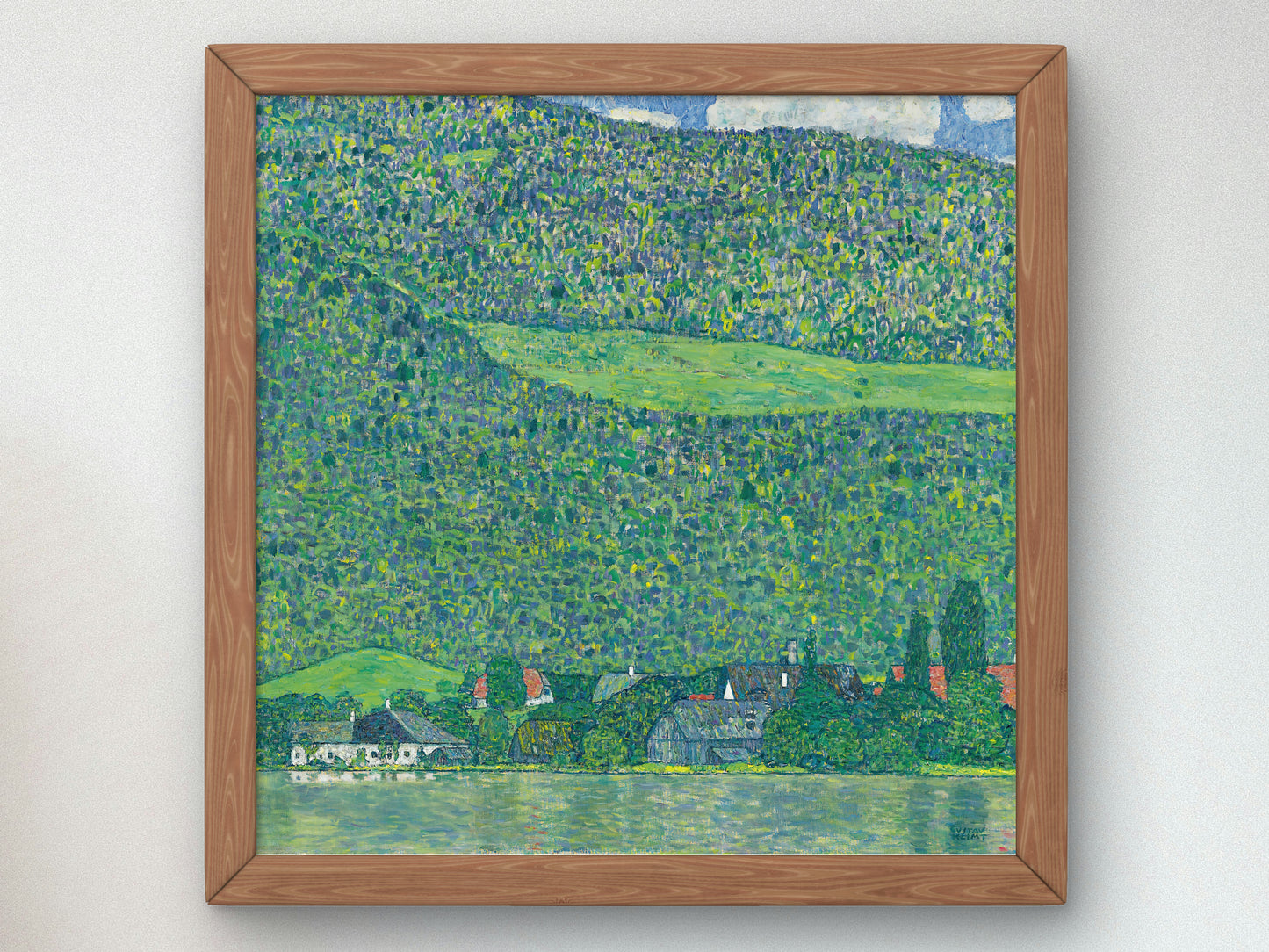 Litzlberg am Attersee by Gustav Klimt 1914, Wall Art Print, Fine Art Reproduction, Museum Quality Decor, Poster