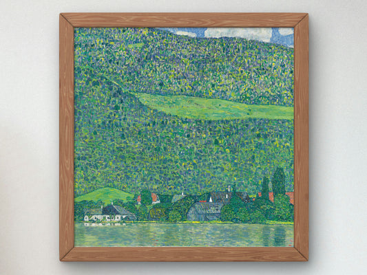 Litzlberg am Attersee by Gustav Klimt 1914, Wall Art Print, Fine Art Reproduction, Museum Quality Decor, Poster