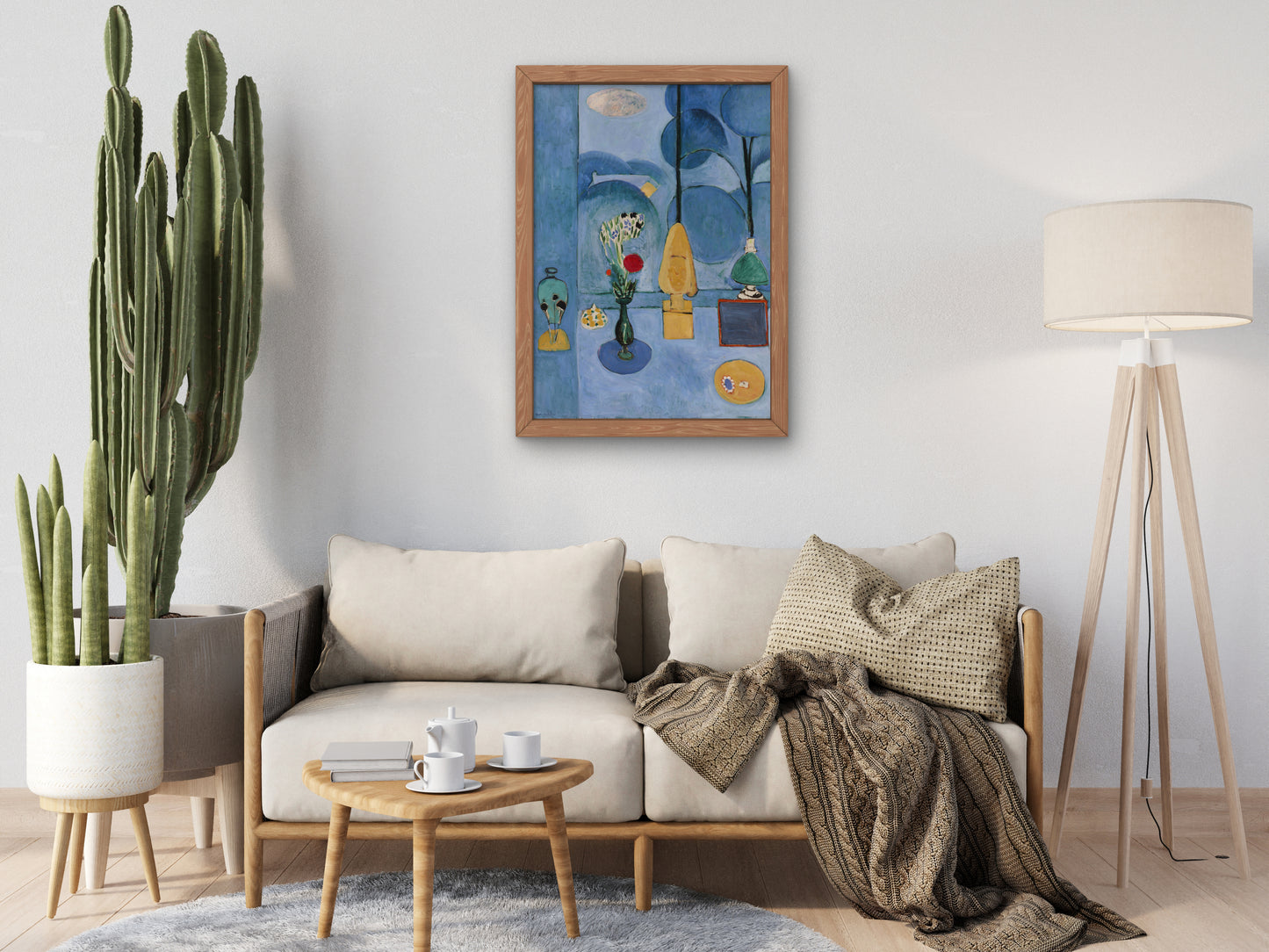 The Blue Window by Henri Matisse 1913, Wall Art Print, Fine Art Reproduction, Museum Quality Decor, Poster