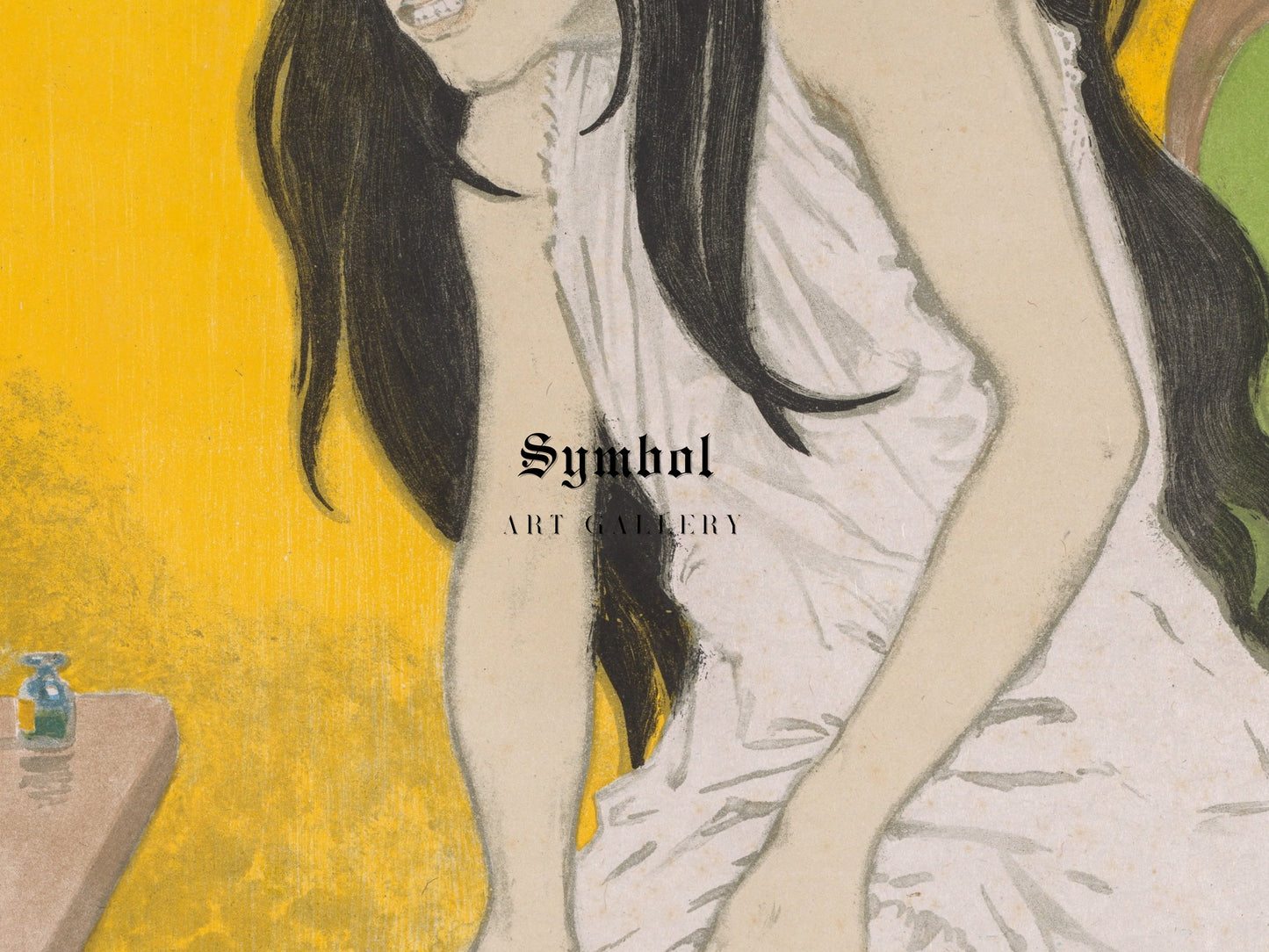Morphine Addict by Eugène Grasset 1897, Wall Art Print, Fine Art Reproduction, Museum Quality Decor, Poster