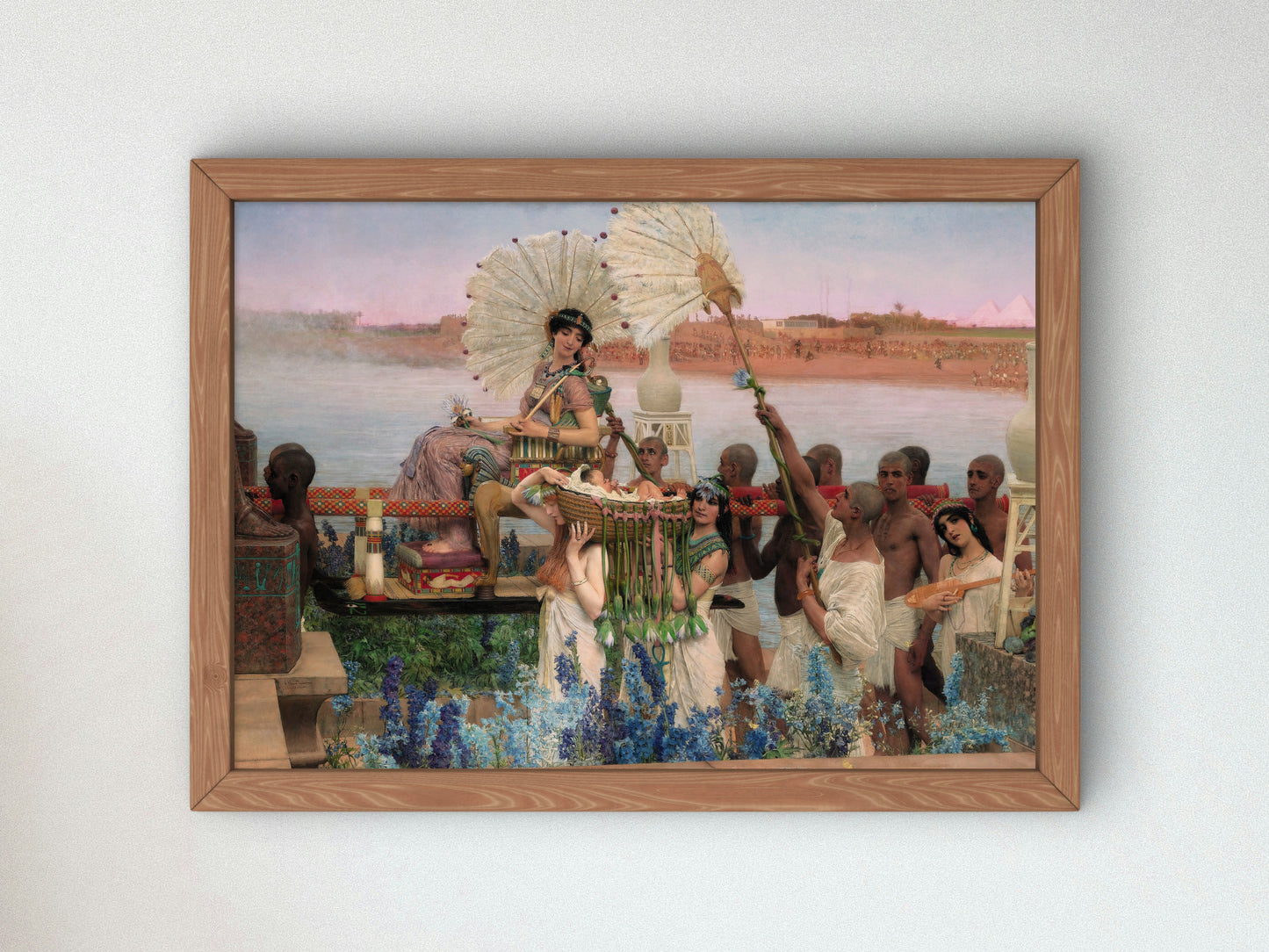 The Finding of Moses by Lawrence Alma Tadema 1904, Wall Art Print, Fine Art Reproduction, Museum Quality Decor, Poster